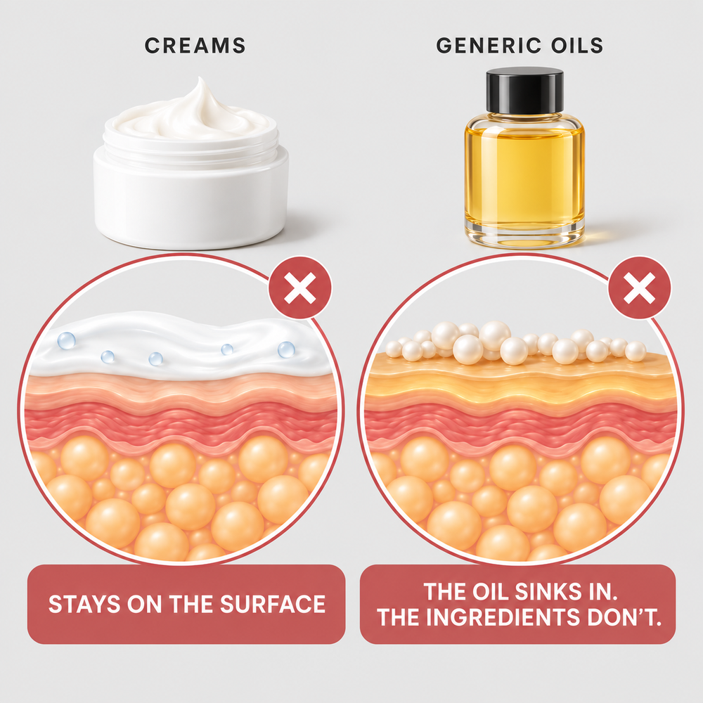 4. It Picks Up Where Your Creams and Oils Left Off